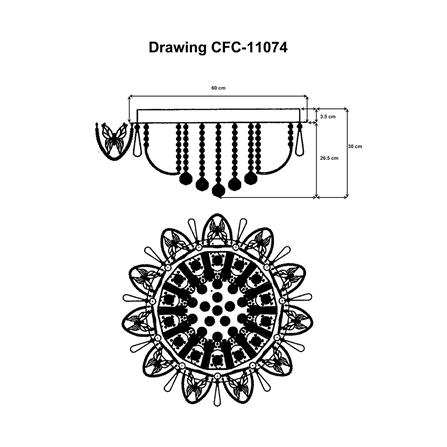 ไฟถาด LED CARINI CFC-11074 32 วัตต์ DAYLIGHT/COOL WHITE/WARM WHITE สีขาวใส 4 หัว_5