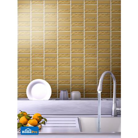 โมเสคแก้ว 30x30 ซม. GLASCERA ซับเวย์ โกลด์_5