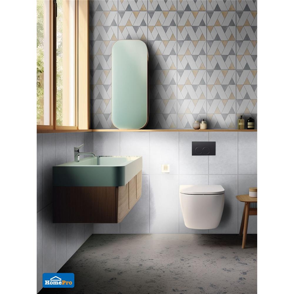 กระเบื้องผนัง 8x16 นิ้ว DURAGRES จีบัน เทา