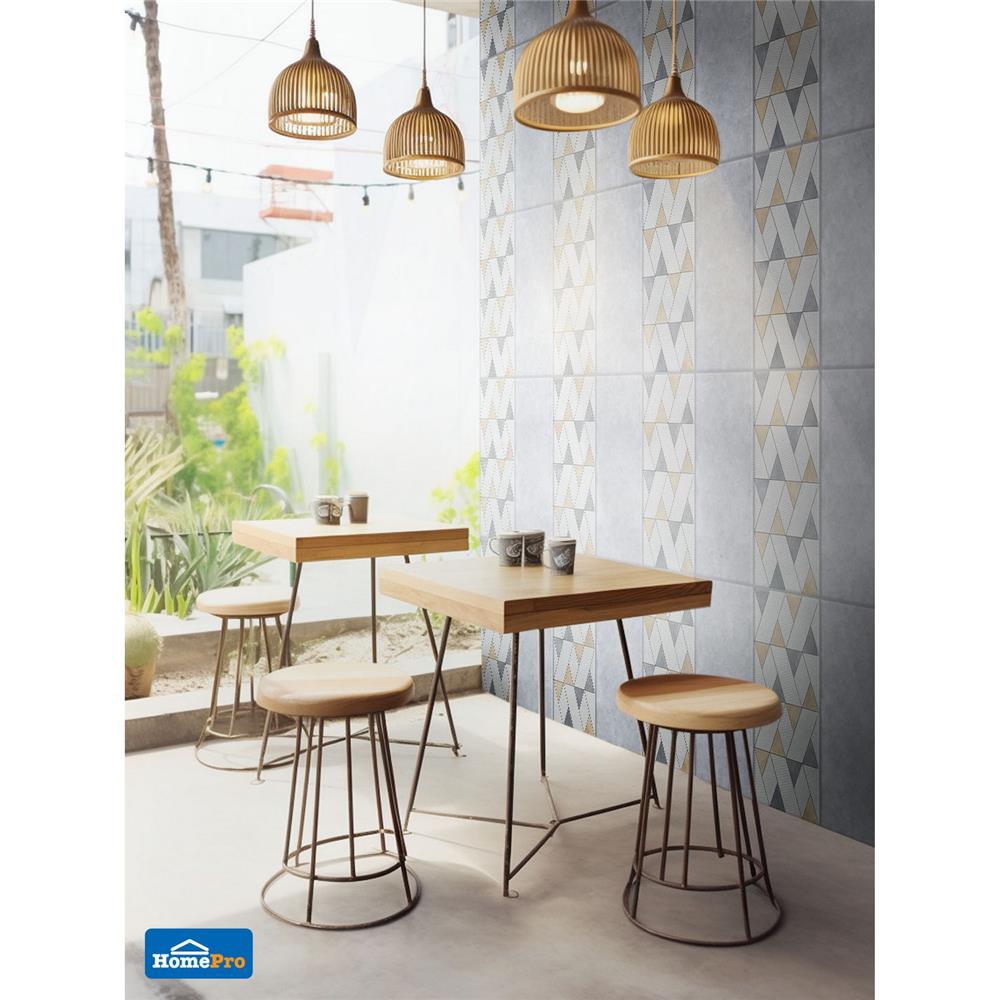 กระเบื้องผนัง 8x16 นิ้ว DURAGRES จีบัน เทา