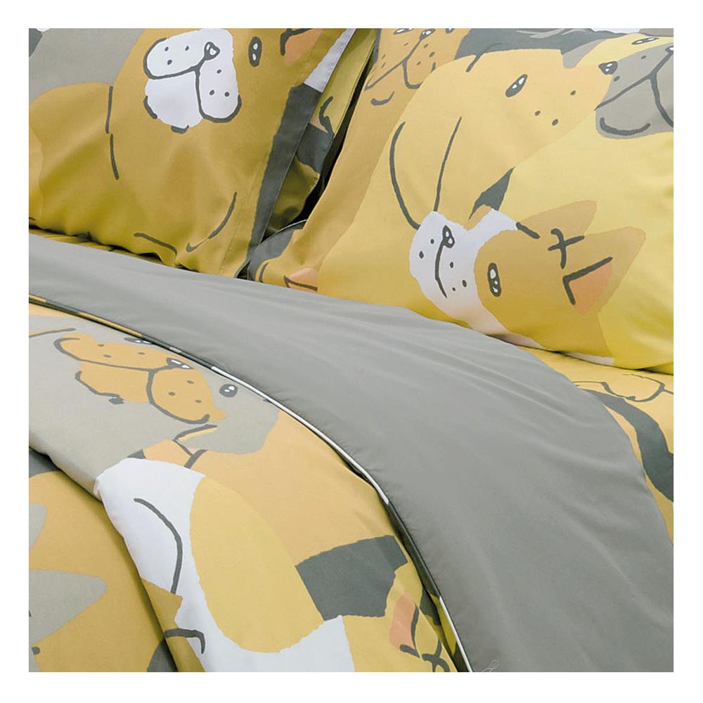 ชุดผ้าปูที่นอน 5 ฟุต 5 ชิ้น TULIP หมาจ๋า 60013-DLC130