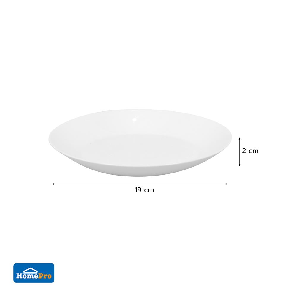 จานตื้น แก้วโอปอล 7.5 นิ้ว KECH AURA
