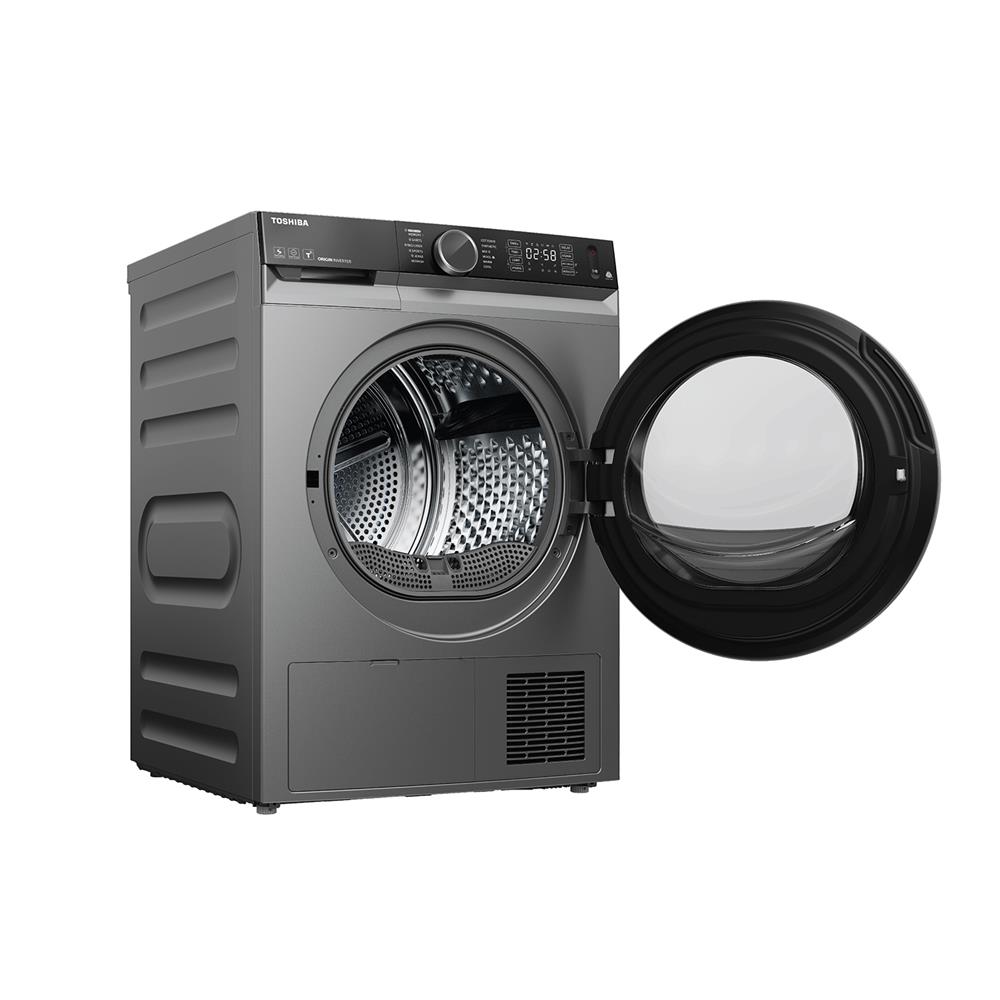 เครื่องอบผ้าฝาหน้า TOSHIBA TD-BK110GHT (SK) 10 กก. สีเงิน