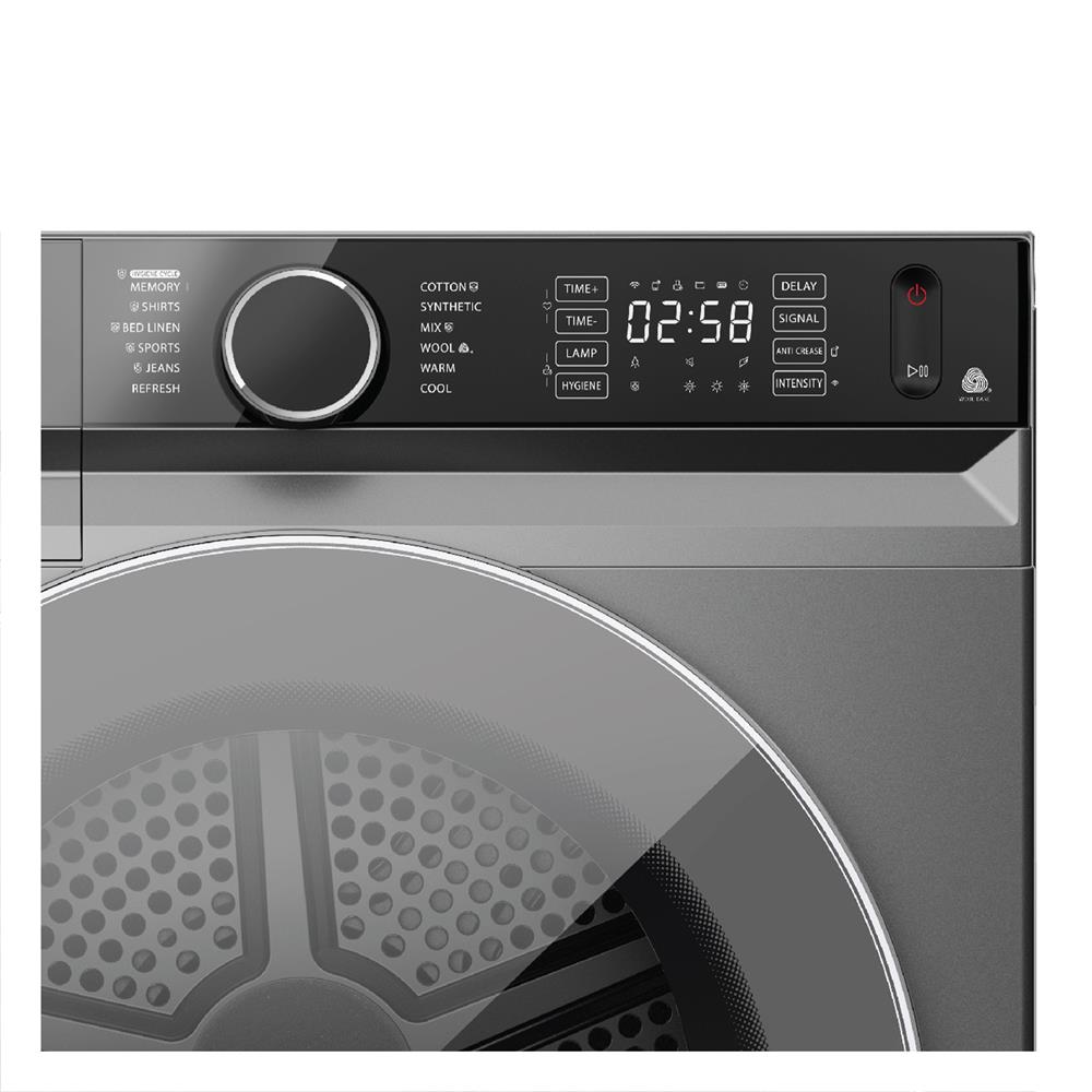 เครื่องอบผ้าฝาหน้า TOSHIBA TD-BK110GHT (SK) 10 กก. สีเงิน