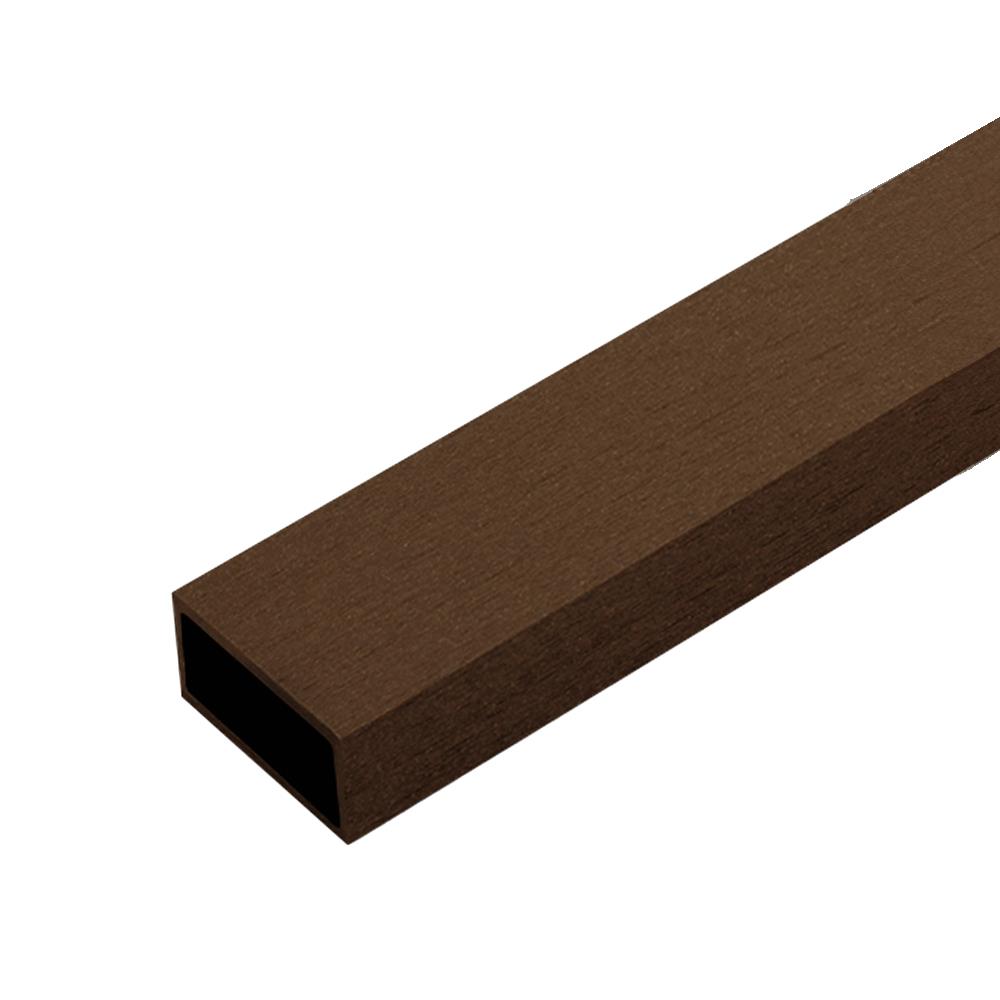 ไม้ระแนง WPC แบบกลวง WATSADUNIYOM OLT-H006 7.4x3.7x300 ซม. สีน้ำตาลช็อกโกแลต