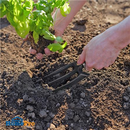 ส้อมพรวนดิน พร้อมด้ามจับพลาสติก SPRING สีดำ_3