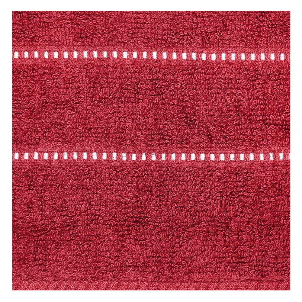 ผ้าขนหนู ME LIVING PELO 14X30 นิ้ว สี MAROON แพ็ก 6 ชิ้น