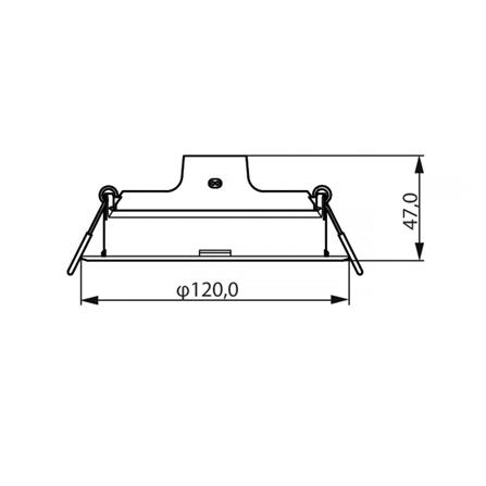 ดาวน์ไลท์ LED PHILIPS MESON 4 นิ้ว 9 วัตต์ DAYLIGHT/ COOL WHITE/ WARM WHITE สีขาว_5