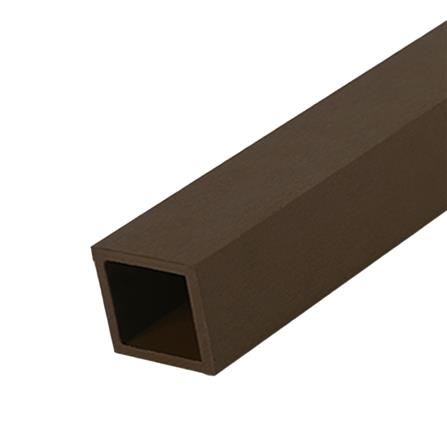 ไม้ระแนง WPC แบบกลวง WATSADUNIYOM OLT-H001 5x5x300 ซม. สีน้ำตาลช็อกโกแลต_0