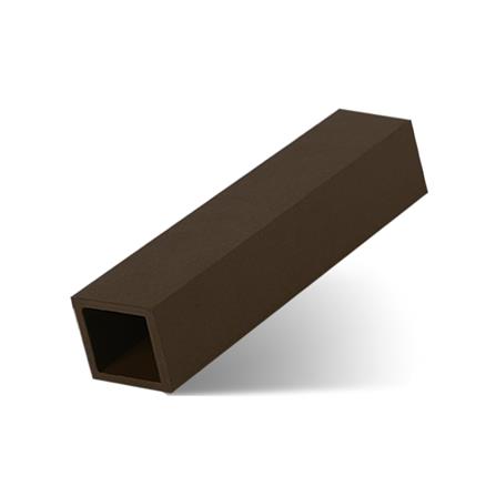 ไม้ระแนง WPC แบบกลวง WATSADUNIYOM OLT-H001 5x5x300 ซม. สีน้ำตาลช็อกโกแลต_1