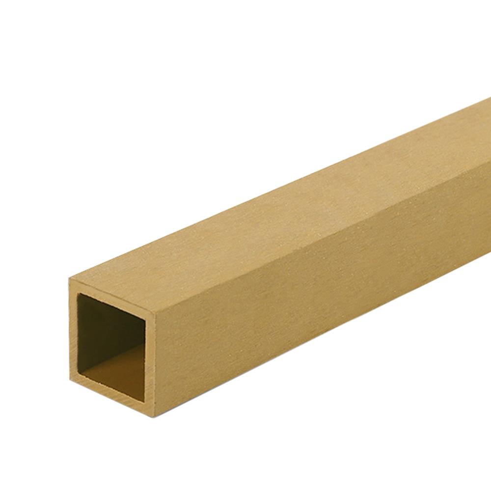 ไม้ระแนง WPC แบบกลวงภายนอก WATSADUNIYOM 2.5X2.5X300 ซม. สีสัก