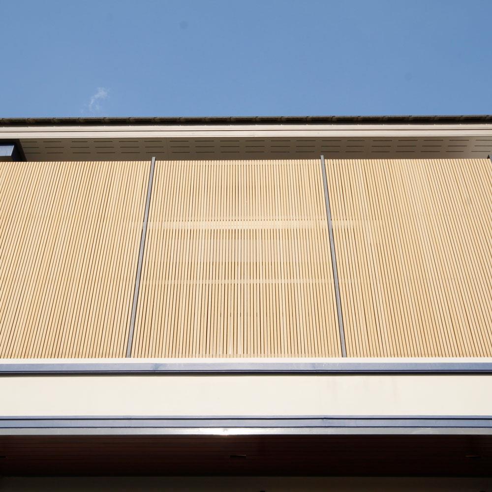 ไม้ระแนง WPC แบบกลวงภายนอก WATSADUNIYOM 2.5X2.5X300 ซม. สีสัก