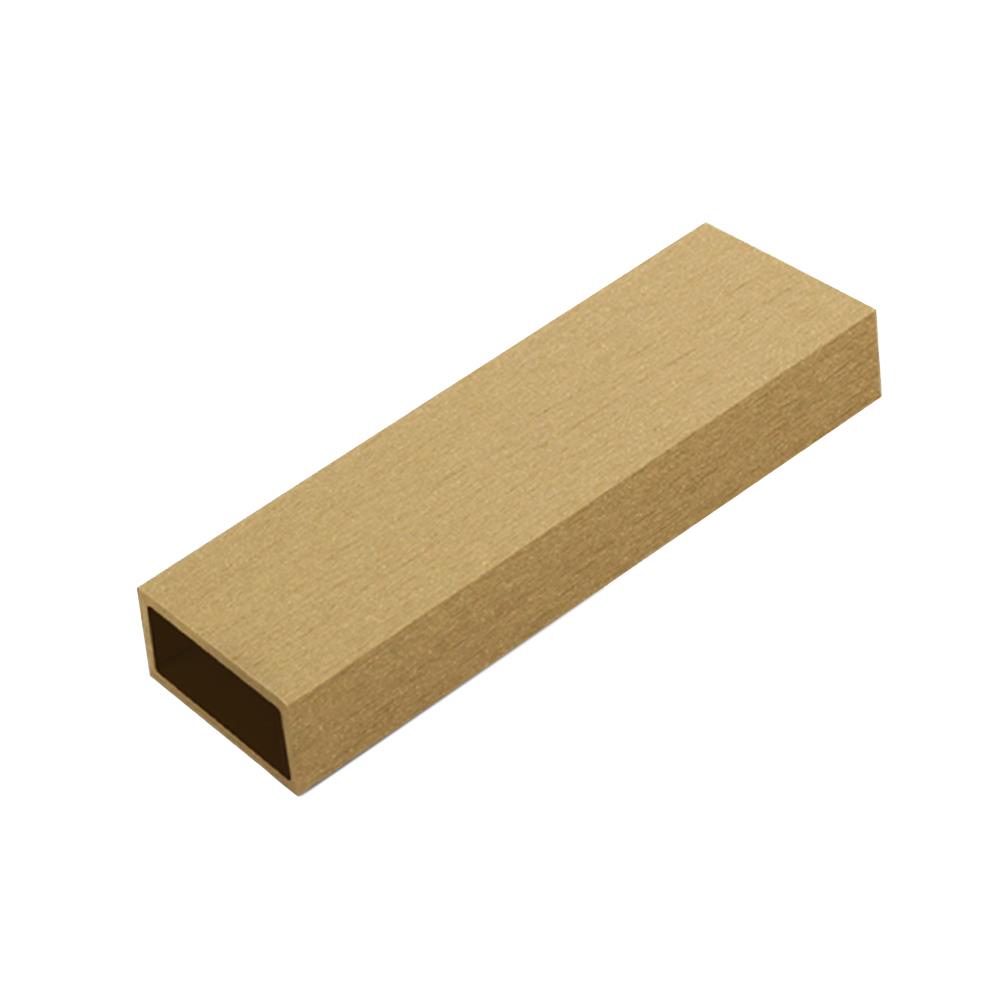 ไม้ระแนง WPC แบบกลวงหน้าใหญ่ WATSADUNIYOM 7.4X3.7X300 ซม. สีสัก