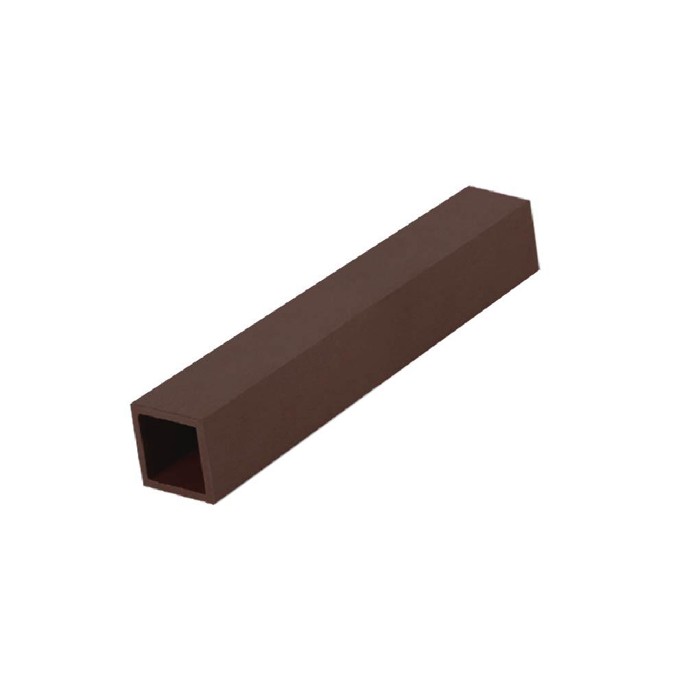 ไม้ระแนง WPC แบบกลวง WATSADUNIYOM 2.5X2.5X300 ซม. สีน้ำตาลช็อกโกแลต