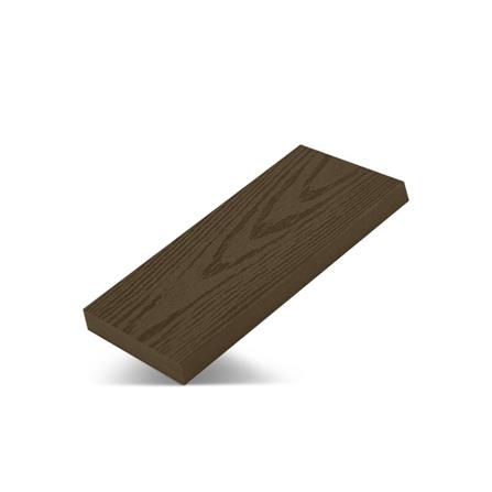 ไม้ระแนง WPC แบบตัน WATSADUNIYOM OLA-S004 9.0x1.3x300 ซม. สีน้ำตาลช็อกโกแลต_1