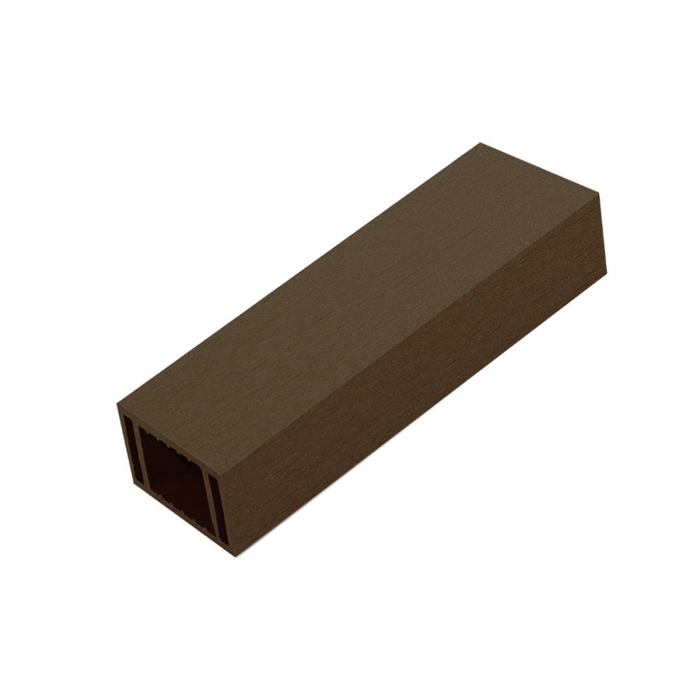 ไม้ระแนง WPC แบบกลวงหน้าใหญ่ WATSADUNIYOM 9.0X5.0X300 ซม. สีน้ำตาลช็อกโกแลต