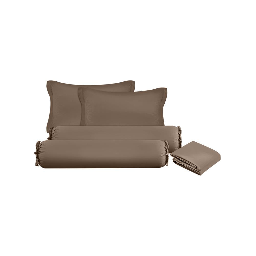 ชุดผ้าปูที่นอน 5 ฟุต 5 ชิ้น LOTUS ATTITUDE NORDEN สี TEGEL