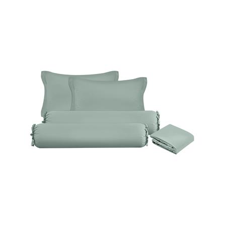 ชุดผ้าปูที่นอน 6 ฟุต 5 ชิ้น LOTUS ATTITUDE NORDEN สี GRON_1