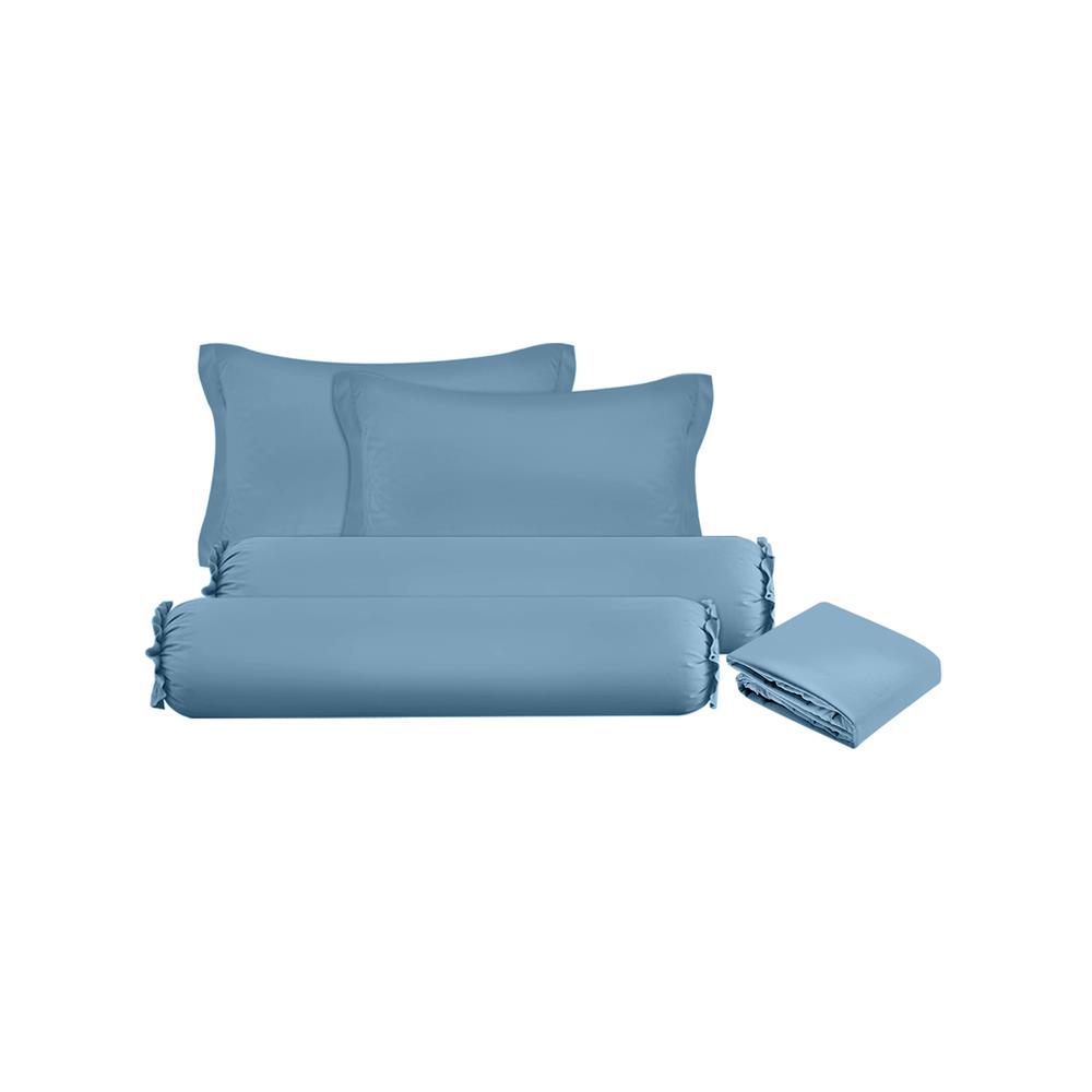 ชุดผ้าปูที่นอน 5 ฟุต 5 ชิ้น LOTUS ATTITUDE NORDEN สี HIMMEL