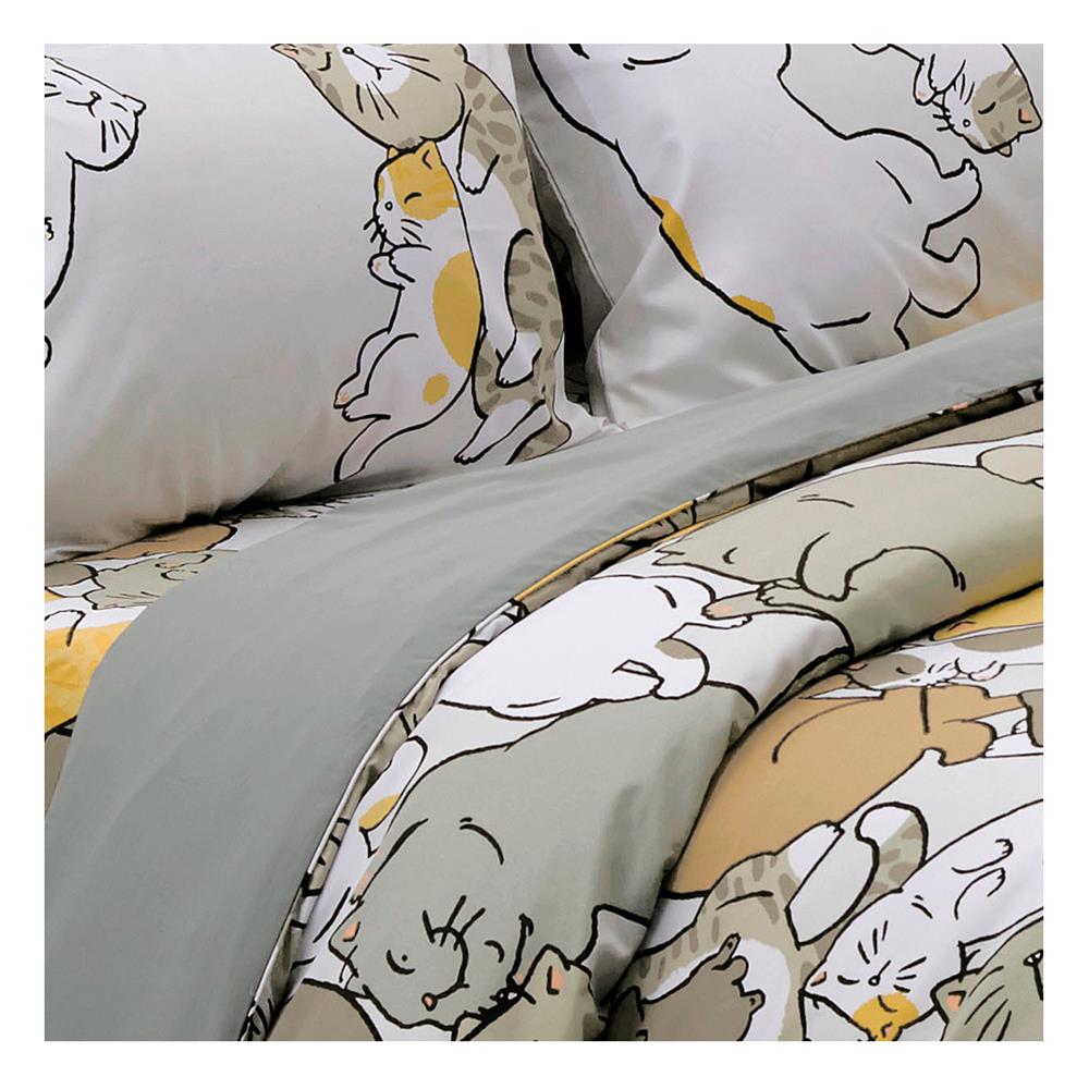 ชุดผ้าปูที่นอน 3.5 ฟุต 3 ชิ้น TULIP หมาจ๋า 60014-DLC131