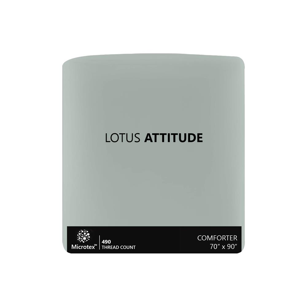 ชุดผ้าปูที่นอน 3.5 ฟุต 4 ชิ้น LOTUS ATTITUDE NORDEN สี GRON