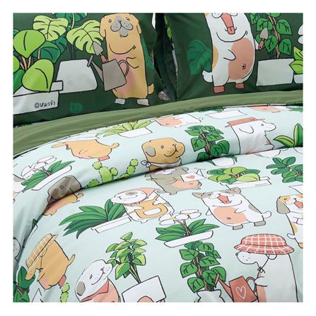 ชุดผ้าปูที่นอน 3.5 ฟุต 3 ชิ้น TULIP หมาจ๋า 60014-DLC128_1