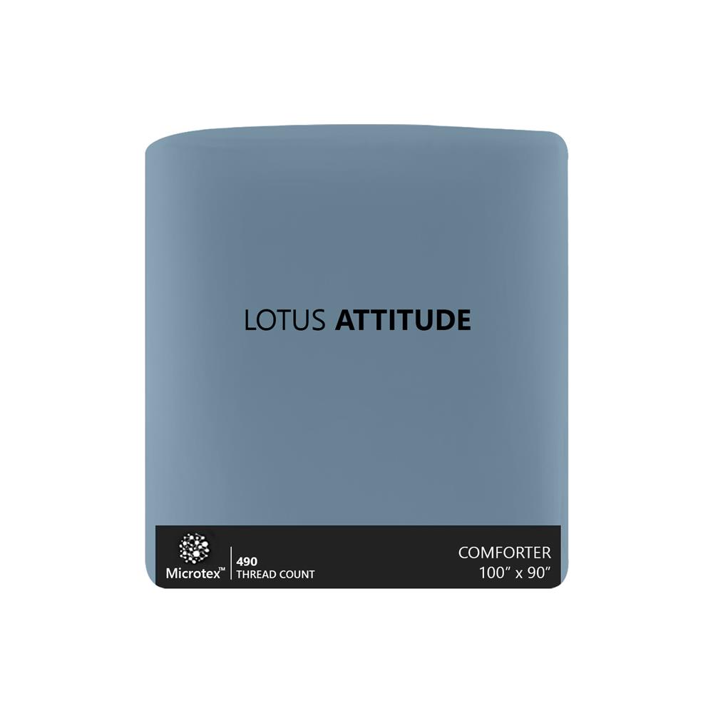 ชุดผ้าปูที่นอน 5 ฟุต 6 ชิ้น LOTUS ATTITUDE NORDEN สี HIMMEL
