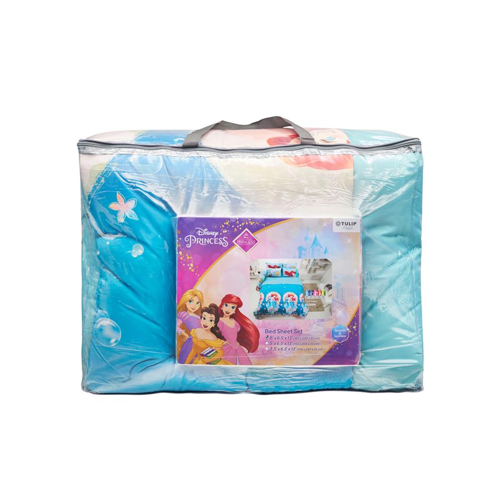 ชุดผ้าปูที่นอน 6 ฟุต 6 ชิ้น TULIP PRINCESS 60255-DLD004