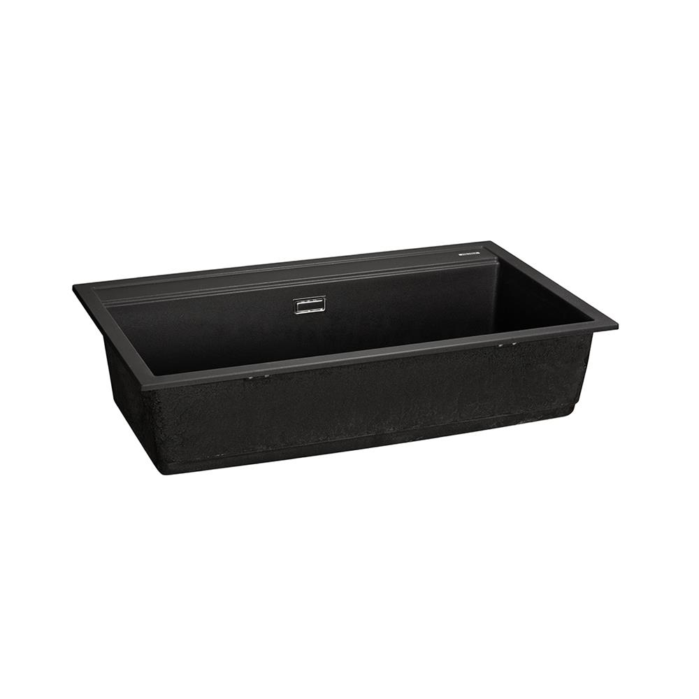 ซิงค์ฝัง 1 หลุม METRIX KIN120BL-OA สีดำ