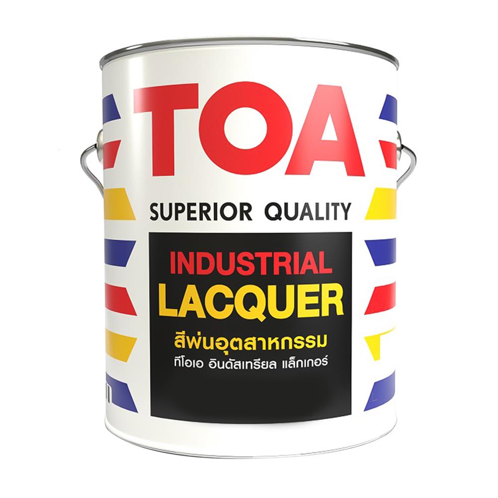 สีพ่นอุตสาหกรรม TOA INDUSTRIAL LACQUER BASE C สีขาว กึ่งเงา 1 แกลลอน