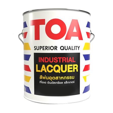 สีพ่นอุตสาหกรรม TOA INDUSTRIAL LACQUER BASE C สีขาว กึ่งเงา 1 แกลลอน_0