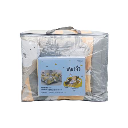 ชุดผ้าปูที่นอน 6 ฟุต 6 ชิ้น TULIP หมาจ๋า 60204-DLC130_3