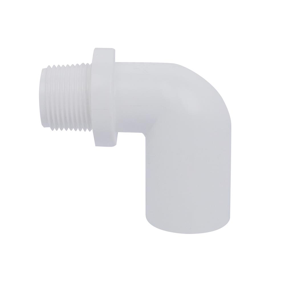 ข้องอ 90 องศา เกลียวนอก-หนา SCG 3/4 นิ้ว สีขาว