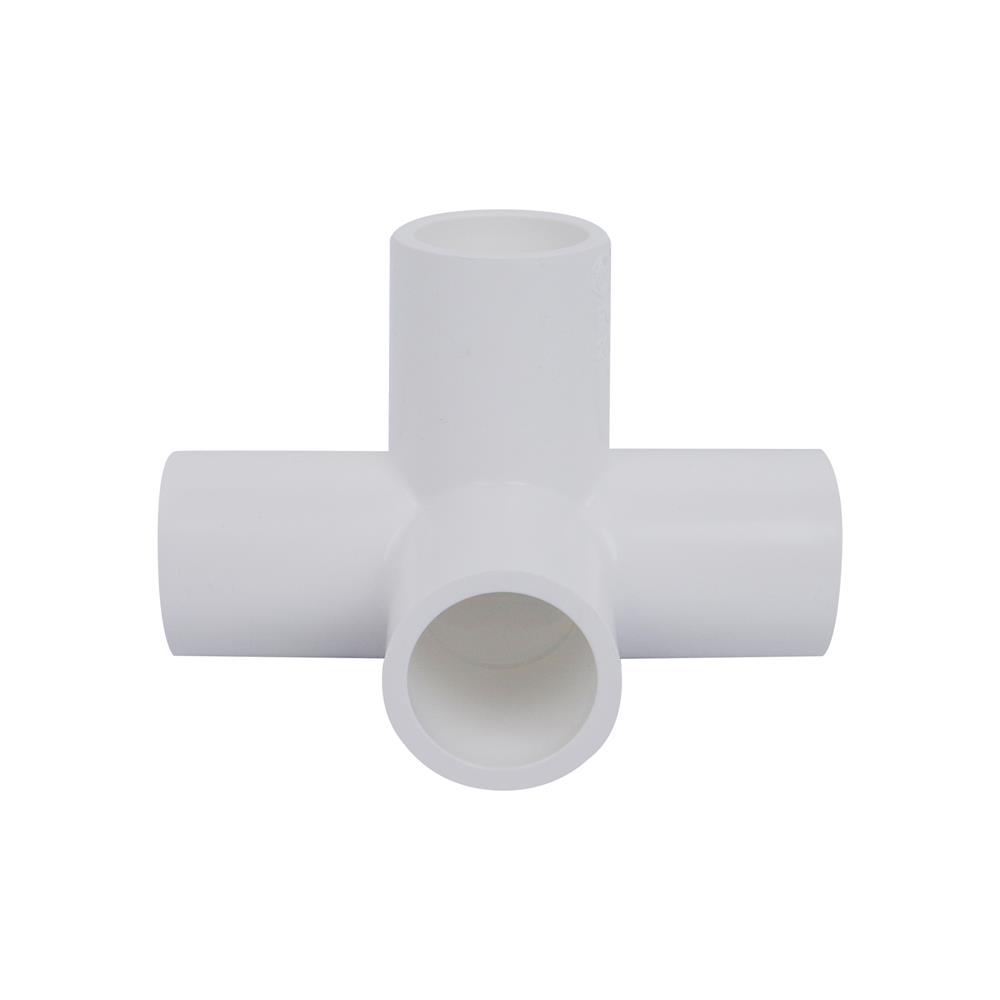 ข้อต่อสี่ทางตั้งฉาก-หนา SCG 3/4 นิ้ว สีขาว