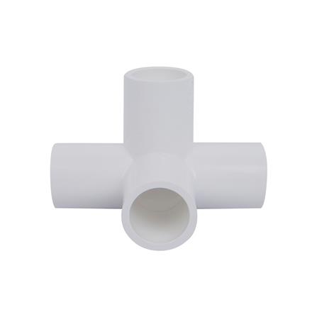 ข้อต่อสี่ทางตั้งฉาก-หนา SCG 3/4 นิ้ว สีขาว_1