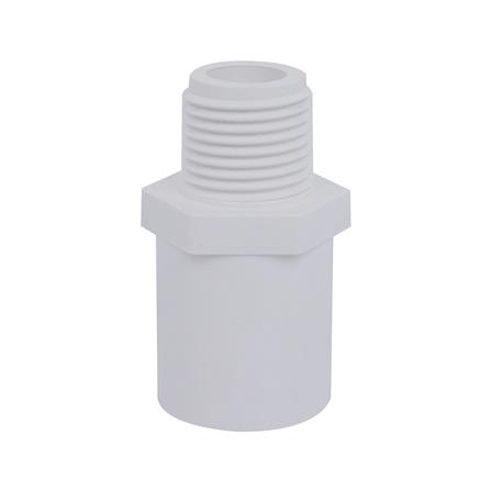 ข้อต่อตรงเกลียวนอก-หนา SCG 1/2 นิ้ว สีขาว_0