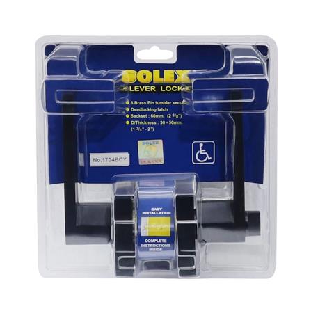 มือจับก้านโยก SOLEX 1704 BLACK สีดำ_1