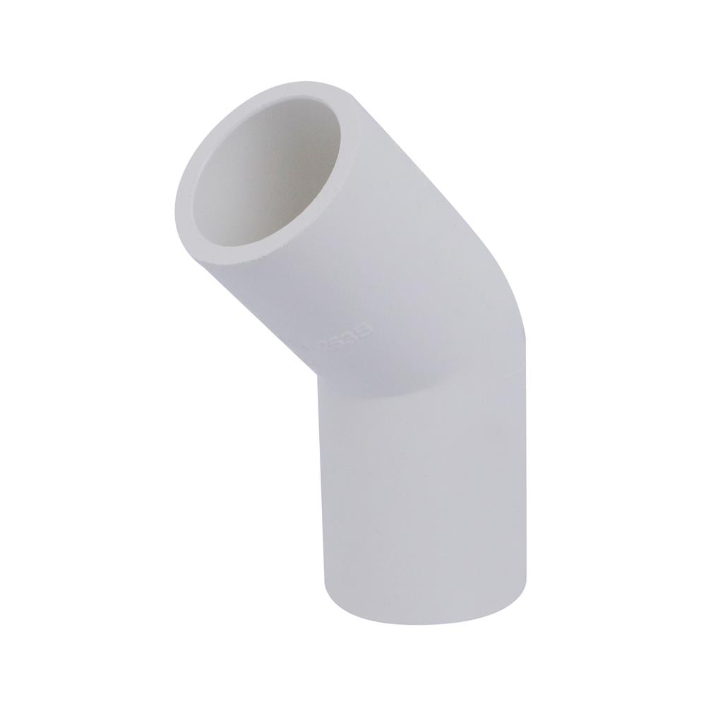 ข้องอ 45 องศา-หนา SCG 1/2 นิ้ว สีขาว