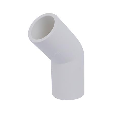 ข้องอ 45 องศา-หนา SCG 1/2 นิ้ว สีขาว