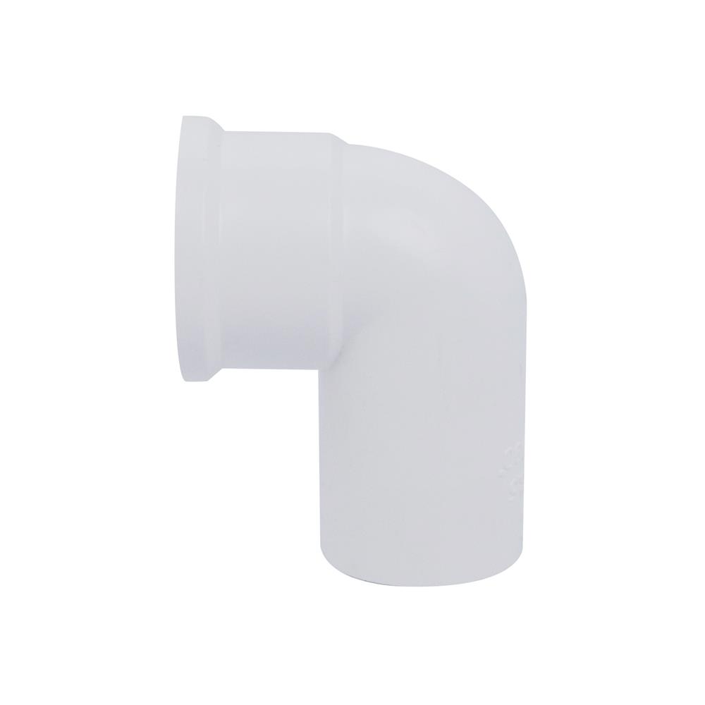 ข้องอ 90 องศา เกลียวในทองเหลือง-หนา SCG 1/2 นิ้ว สีขาว