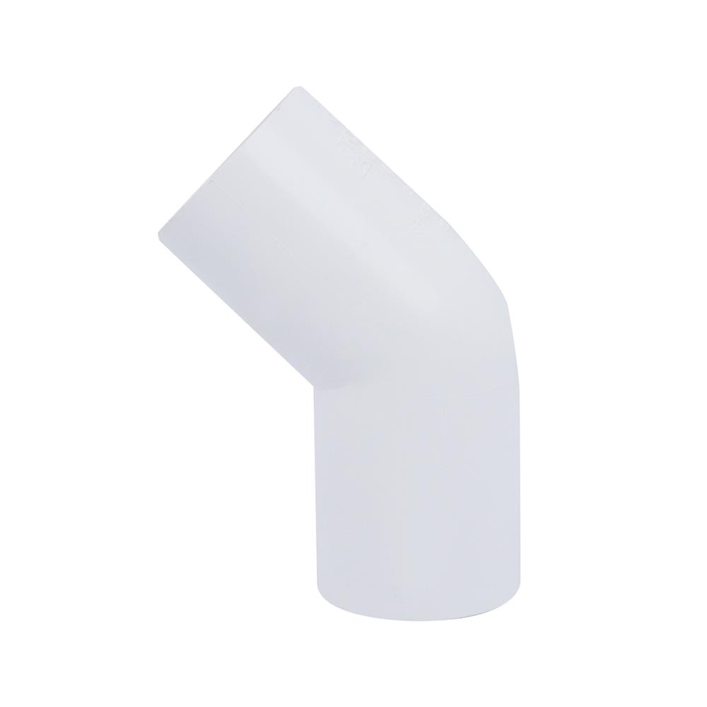 ข้องอ 45 องศา-หนา SCG 1 นิ้ว สีขาว