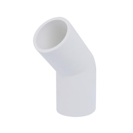 ข้องอ 45 องศา-หนา SCG 1 นิ้ว สีขาว_0