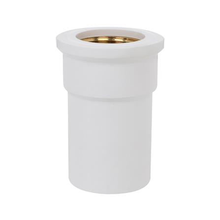 ข้อต่อตรงเกลียวในทองเหลือง-หนา SCG 3/4 นิ้ว สีขาว