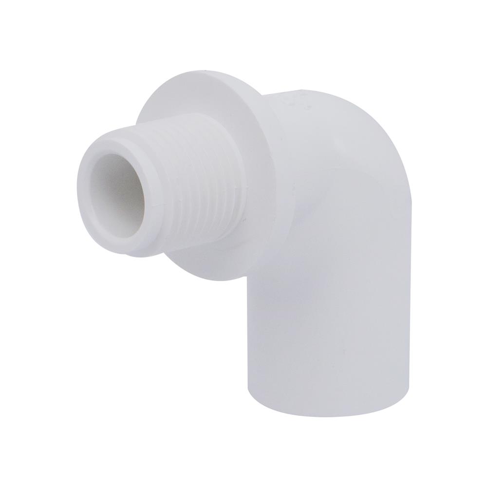 ข้องอ 90 องศา เกลียวนอก-หนา SCG 1/2 นิ้ว สีขาว