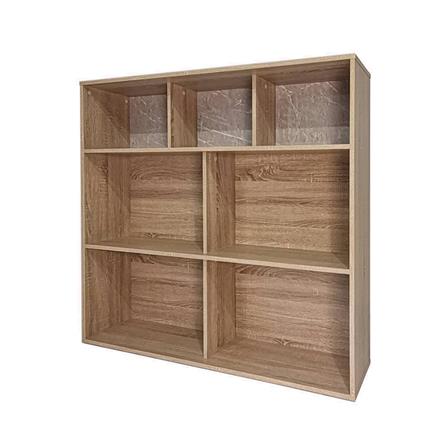 ชั้นวางของทึบ 7 ช่อง ME LIVING SOLID OAK/MARBLE