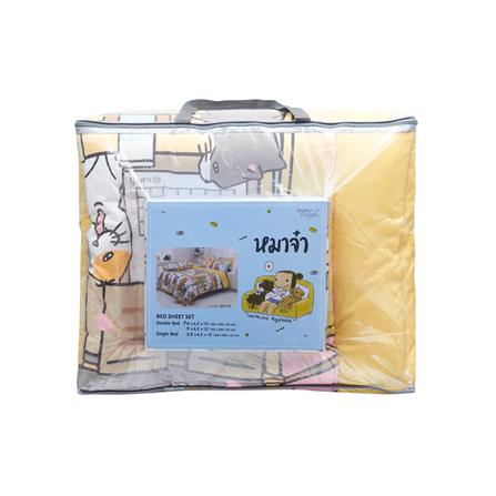 ชุดผ้าปูที่นอน 6 ฟุต 6 ชิ้น TULIP หมาจ๋า 60204-DLC132_3