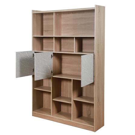 ชั้นวางของหน้าบานผสม 5 ชั้น ME LIVING สีโซลิดโอ๊ค/มาร์เบิ้ล_3