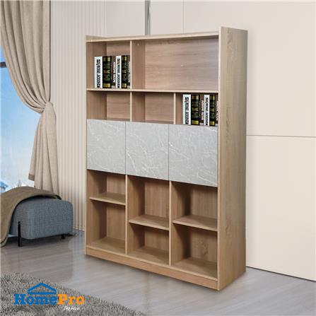 ชั้นวางของหน้าบานผสม 5 ชั้น ME LIVING สีโซลิดโอ๊ค/มาร์เบิ้ล_7