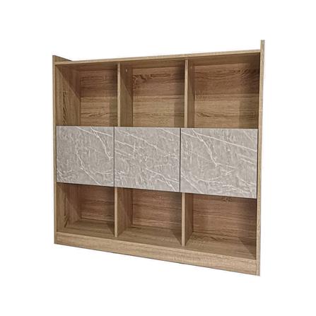 ชั้นวางของผสม 8 ช่อง ME LIVING SOLID OAK/MARBLE GREY_1