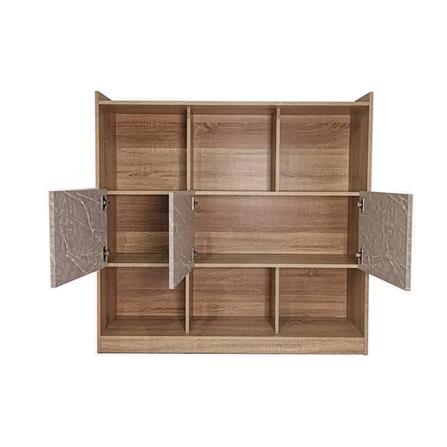 ชั้นวางของผสม 8 ช่อง ME LIVING SOLID OAK/MARBLE GREY_2